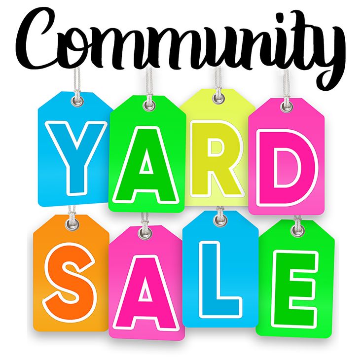 CRCA Community Wide Yard Sale October 14th from 7:00a.m. – 2:00p.m